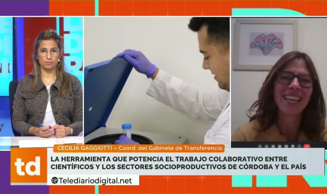 Embedded thumbnail for Cecilia Gaggiotti presentó el nuevo Gabinete para Proyectos de Transferencia en Telediario (Río Cuarto)